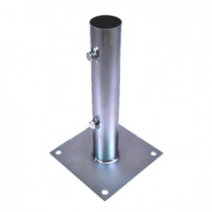 Ground base plate for mast up to 55mm diameter