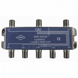 AMP656/20 Derivador directivo 6 derivaciones 20dB