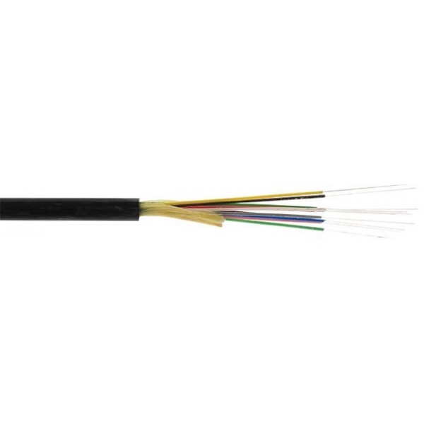 AMP806 Cable 48 fibras ópticas SM 6subcx8f ajustada 9/125/900 G657A2 LSZH-FR negro